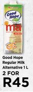 Good Hope Regular Milk Alternative 1L- For 2