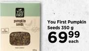 You First Pumpkin Seeds 350g- Each