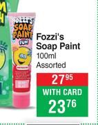 Fozzi's Soap Paint Assorted-100ml