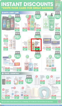 Dis-Chem : Spring Savings (17 August - 10 September 2023), page 11