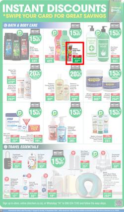 Dis-Chem : Spring Savings (17 August - 10 September 2023), page 11