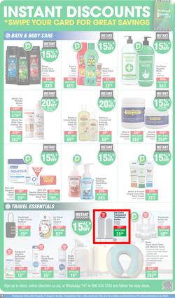 Dis-Chem : Spring Savings (17 August - 10 September 2023), page 11