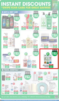 Dis-Chem : Spring Savings (17 August - 10 September 2023), page 11