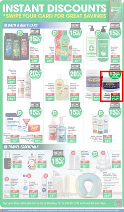 Dis-Chem : Spring Savings (17 August - 10 September 2023), page 11
