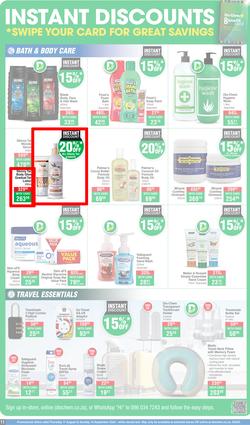 Dis-Chem : Spring Savings (17 August - 10 September 2023), page 11