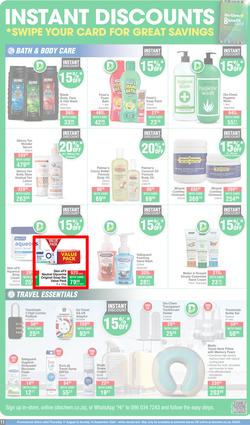Dis-Chem : Spring Savings (17 August - 10 September 2023), page 11