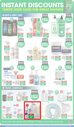 Dis-Chem : Spring Savings (17 August - 10 September 2023), page 11
