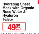 Nivea Rose Care Hydrating Sheet Mask With Organic Rose Water & Hyaluron 1 Piece-Each