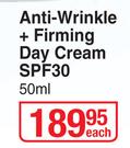 Nivea Q10 Anti Wrinkle + Firming Day Cream SPF30-50ml Each