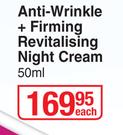 Nivea Q10 Anti Wrinkle + Firming Revitalising Night Cream-50ml Each