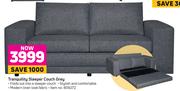 Tranquility Sleeper Couch Grey