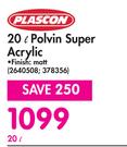Plascon Polvin Super Acrylic - 20L
