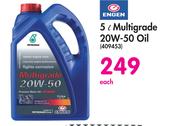 Engen Multigrade 20W-50 Oil - 5L