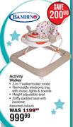Bambino Activity Walker
