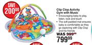 Playgro Clip Clop Activity Gym With Music