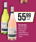 Boschendal Boschen Blanc,Blanc De Noir,Le Bouquet,Chenin Blanc Or The Rose Garden-750ml Each