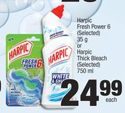 Harpic Fresh Power 6 (Selected) 35g Or Harpic Thick Bleach (Selected) 750ml-Each