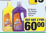 Mr Muscle Tile Cleaner (Selected)-For Any 2 x 750ml 