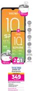 2 x Tecno Spark 10C Smartphone-On 1.2GB Red Top Up Core More Data + On Promo 75