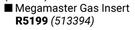 Megamaster Gas Insert