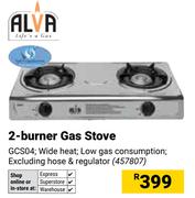Alva 2 Burner Gas Stove GCS04