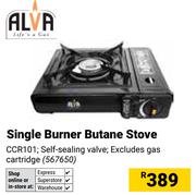 Alva Single Burner Butane Stove CCR101