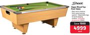 Shoot Vegas Wood Top Pool Table
