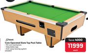 Shoot Coin Operated Slate Top Pool Table-Each