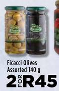 Ficacci Olives Assorted-For 2 x 140g