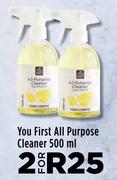 You First All Purpose Cleaner-For 2 x 500ml