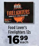 Food Lover's Firelighters-12s Each