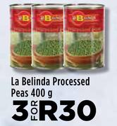 La Belinda Processed Peas-For 3 x 400g