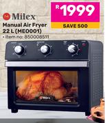 Milex 22L Manual Air fryer ME0001
