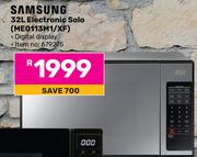 Samsung 32L Electronic Solo Microwave ME0113M1/XF