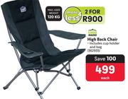 Camp Master High Back Chair 362935-For 2