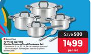 Bennett Read 10-Piece Supreme Cuisine Stainless Steel Cookware Set 850000336-Per Set