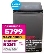 Defy 14Kg Top Loader Washing Machine G DTL160