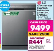 LG 12-Place Quadwash Dishwasher DFB512FP.APZQESA