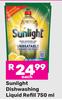 Sunlight Dishwashing Liquid Refill-750ml Each