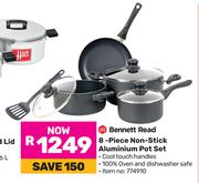Bennett Read 8 Piece Non Stick Aluminium Pot Set