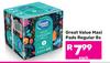 Great Value Maxi Pads (Regular) 8s Pack-Each