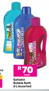 Satiskin Bubble Bath Assorted-2Ltr Each