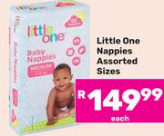 Little One Nappies (Assorted Sizes)-Each