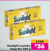 Sunlight Laundry Soap Bar-For 2 x 500g