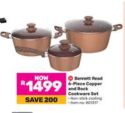 Bennett Read 6-Piece Copper And Rock Cookware Set