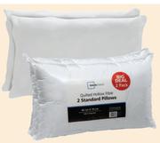 Mainstays 4 Pack Pillows With Fitted Pillowcase-Per Pack