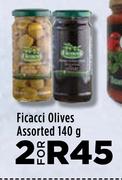 Ficacci Olives Assorted-For 2 x 140g