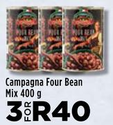 Campagna Four Bean Mix-For 3 x 400g