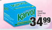Karvol Chest Rub-50g Each