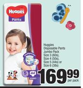 Huggies Disposable Pants Jumbo Pack-Per Pack